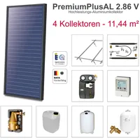 solarbayer� Solarbayer PremiumPlusAL Solarpaket 4 Stock Bruttofläche 11,44 m2 vertikal
