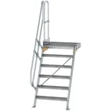 Günzburger MUNK Aluminium-Treppe Plattform 60° 6 Stufen