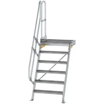 Günzburger MUNK Aluminium-Treppe Plattform 60° 6 Stufen