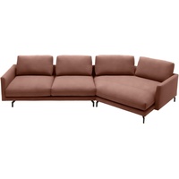 Creation BY ROLF BENZ Wohnlandschaft CR.414, Wahlweise aus Leder oder Chenille braun