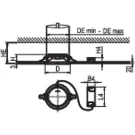 Ridi EDLR-E2 1 rund weiß