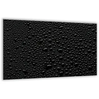 Gehärtetem Glas Herdabdeckplatte 80 x 52 cm | Großes Schneidebrett | Küche Wandtattoo Splash-Back | Herd Displayschutzfolie für Keramik Elektrische Induktion | Schwarz 103228155 | by semUp