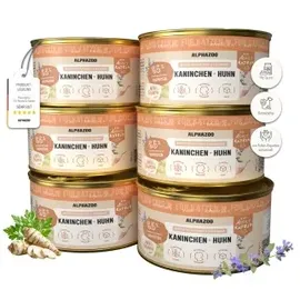 alphazoo Kaninchen + Huhn 6 x 200 g