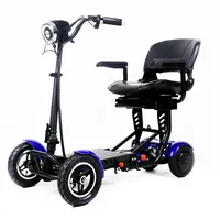 Antar E-Scooter Mit Tasche Und Korb (Farbe: Blau)