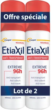 Etiaxil Extreme Anti-Transpirant 96h Aerosol 2x150ml