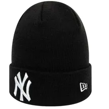 New Era MLB Essential Cuff Beanie schwarz/weiß