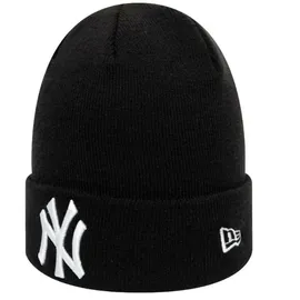New Era MLB Essential Cuff Beanie schwarz/weiß