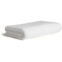 Duschtuch MÖVE "Bliss", weiß (snow), B:67cm L:140cm, Walkfrottier, Obermaterial: 100% Baumwolle, Handtücher (Packung), Perlstruktur mit leichtem Massageeffekt