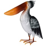 Hti-Living Metallfigur Pelikan Gartenfigur Vogelfigur Garten