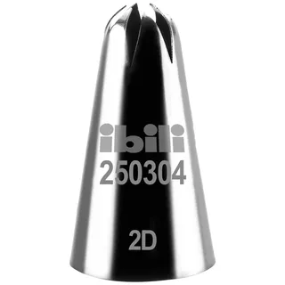 Ibili 250304 Tülle für zum Backen Form von Stern Geschlossen 4 mm