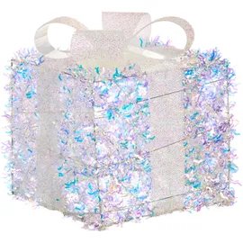 Beliani LED Weihnachtsdeko 3 St. bunt