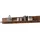 Forte Clif Wandregal 160 x 25,6 x 21,9 cm Braun