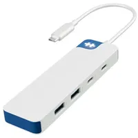 Hyper HyperDrive Flex 4 Dockingstation USB-C Combo Hub weiß/blau