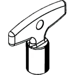 Schell Steckschlüssel für Polar und Polar II, Mattchrom 782300399