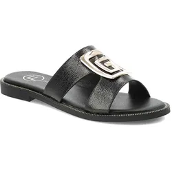 Schwarze Flip-Flops Filippo Flache Schuhe, 40