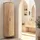Rodan Hochschrank 139 x 35,5 x 31,5 cm Braun/Gold Holz
