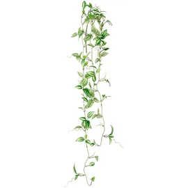 Creativ green Kunstranke CREATIV GREEN "Tradescantia-Hänger", grün (grün, weiß), B:15cm H:102cm T:9cm, Polyester, Kunstpflanzen
