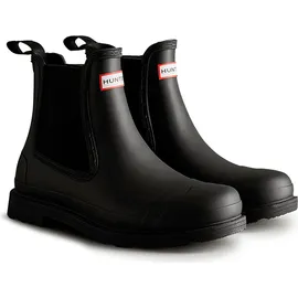 Hunter Commando Chelsea Boots - schwarz