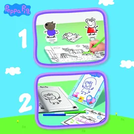 Lisciani 95841 - Peppa Wutz Mal- und Zeichenschule mit Rucksack