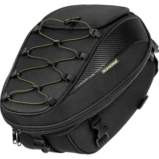 SCHNORR Motorrad Hecktasche 30 L - SCHNORR TB30 mit Rucksackfunktion & Regenschutz - Schwarz