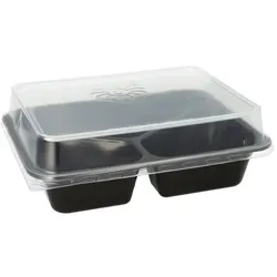 Papstar 400 Mehrweg-Menüschalen 3-geteilt 227x178x49mm - MW-Pflicht ab 01/23