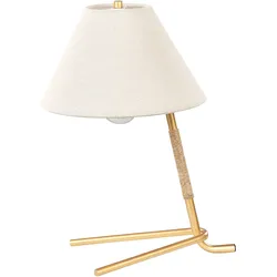 Tischleuchte FLEMING Metall Gold