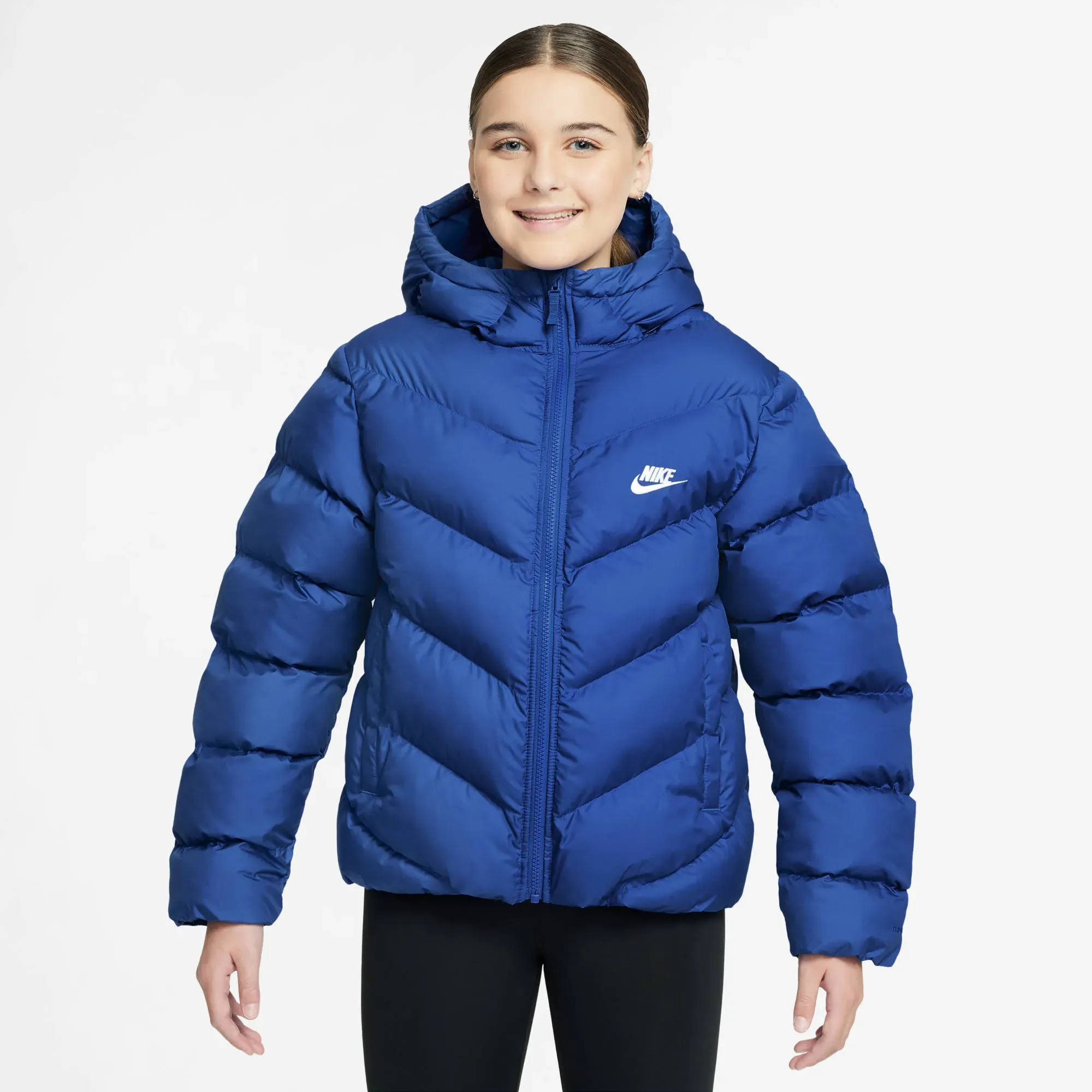 NIKE K NSW TF ADP PUFFER GAME ROYAL/REFLECTIVE SILV, GAME ROYAL/REFLECTIVE SILV, XL