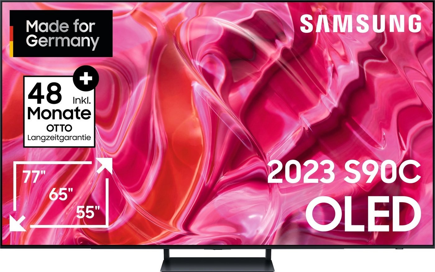 Samsung GQ55S90CAT OLED-Fernseher (138 cm/55 Zoll, Smart-TV, Neural Quantum Prozessor 4K,LaserSlim Design,Gaming Hub)