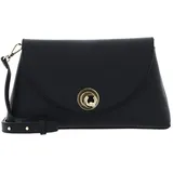 Coccinelle Schultertasche Nikla Handbag Double Grainy Leather Noir / Cognac