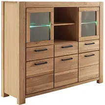 MCA living Silias Highboard 172 x 140 x 45 cm Beige