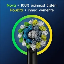 Oral-B CrossAction Pro Aufsteckbürste schwarz 4 St.