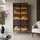 lookway Vitrine LINEA LOFT 82 x 39 x 195 cm Schwarz