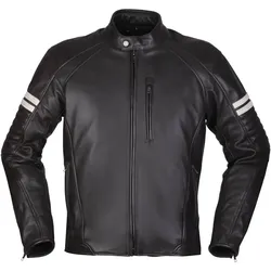 Modeka August 75 Motorrad Lederjacke, schwarz-weiss, Größe L für Männer
