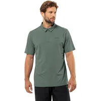 Jack Wolfskin Herren DELGAMI Polo M T-Shirt, Hedge Green, XL