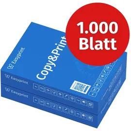 easyprint Kopierpapier A4 80 g/m2 2 x 500 Blatt