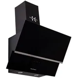 KAUFMANN Wandhaube Kopffreie Dunstabzugshaube 60 cm LUNA 60 BL Kopffreie Dunstabzugshaube 60 cm LUNA 60 BL, Elegante Abzugshaube 1000 m3/h Motor schwarz