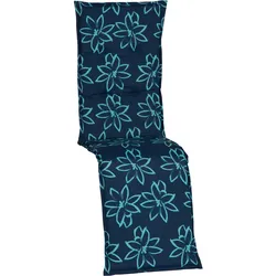 Relaxsesselauflage Bunde ca. 171x50 cm Blau