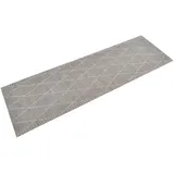 vidaXL Küchenteppich Waschbar Raute 60x180 cm Samt
