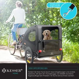 Kesser Boxer 2-in-1 Hundebuggy schwarz