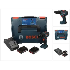 Bosch GSR 18V-55 Professional inkl. 2 x 2 Ah + L-Boxx 06019H5201