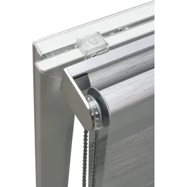 GARDINIA Doppelrollo de luxe 90 x 240 cm braun