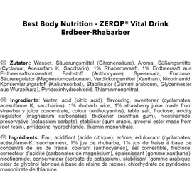 Best Body Low Carb Vital Drink Erdbeer-Rhabarber 1000 ml