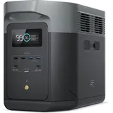 EcoFlow DELTA 2 Max tragbare Powerstation 2048Wh, erweiterbar 2-6 kWh, LFP-Batterie mit 3000 Zyklen, 80% Ladung <1 Std