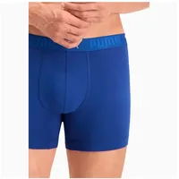 Puma Basic Boxershorts blau/white logo XL 2er Pack