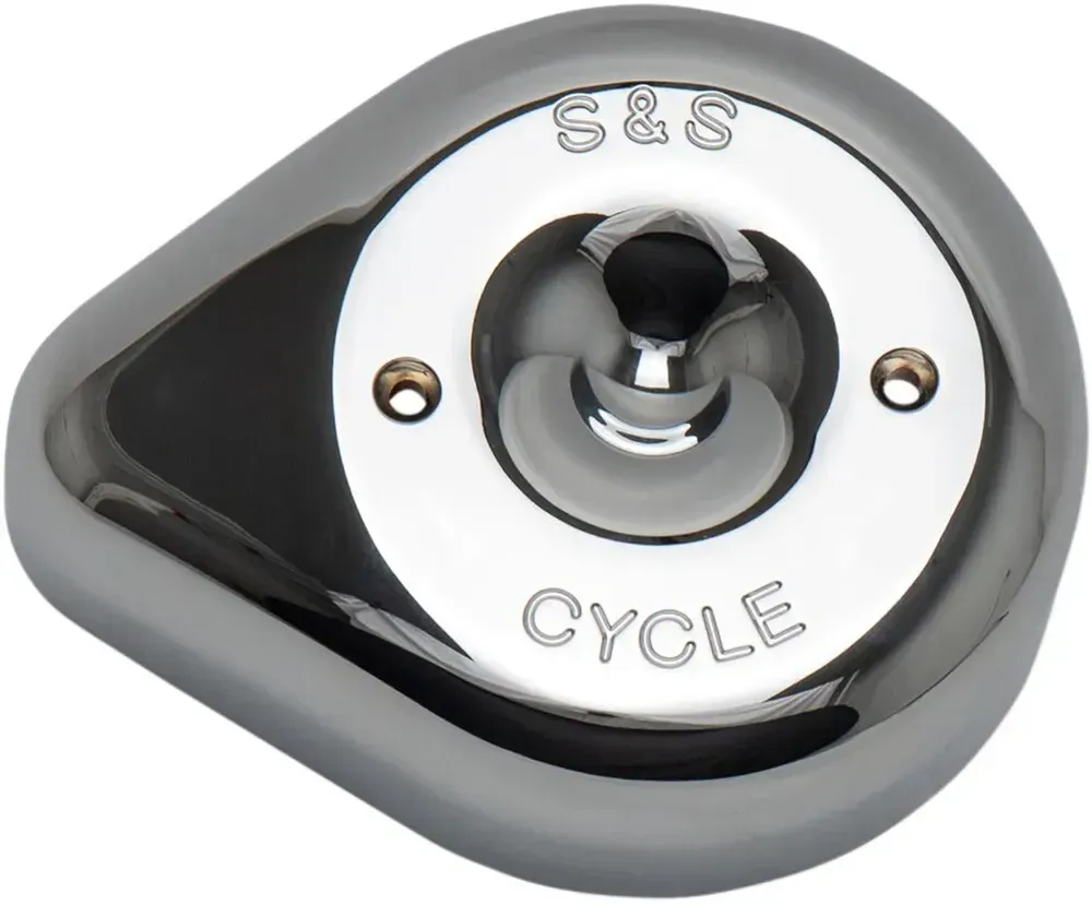 S+s Cycle Harley Davidson 170-0530 Luftfilterabdeckung - Black - One Size