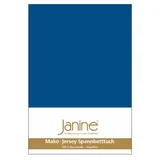 JANINE 5007 Mako-Feinjersey 140 x 200 - 160 x 200 cm royalblau