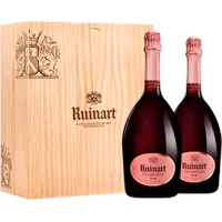 Ruinart - Brut Rosé Champagner  - Geschenkset  2 Fl. in OHK