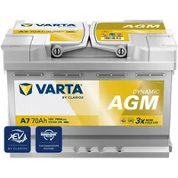 Varta A7 Silver Dynamic AGM 12V 70Ah 760A Autobatterie