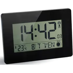 Orium Wanduhr digitaler Anzeige 22,9x16,2x2,7cm schwarz
