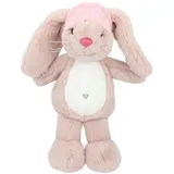 DEPESCHE 12538 Princess Mimi Plüsch Hase Nelly Rosa, mit Schlafmaske 21 cm
